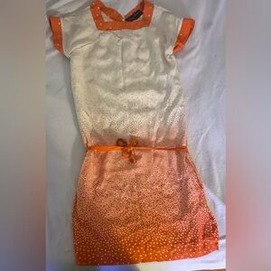 Orange and White Costume Dress
